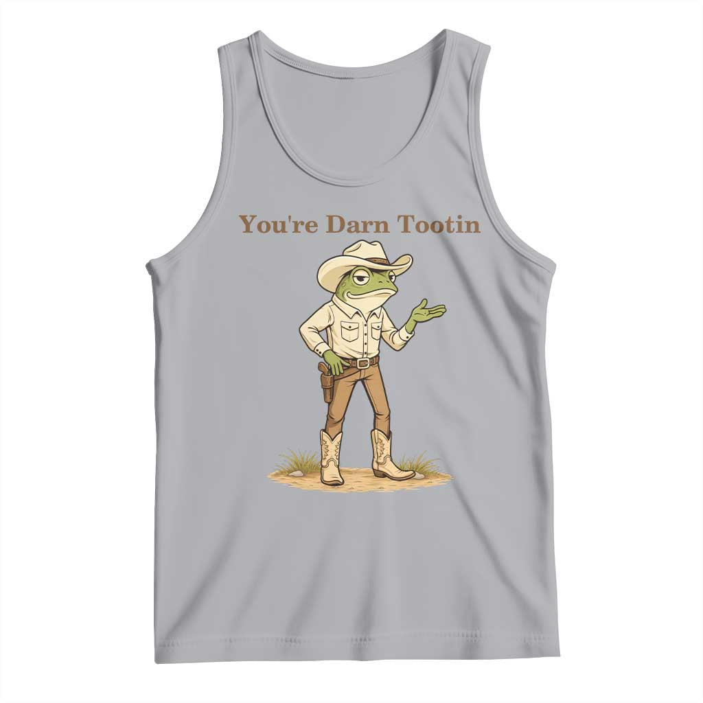 You're Darn Tootin Tank Top Funny Cowboy Frog Meme
