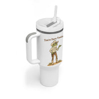 You're Darn Tootin Tumbler With Handle Funny Cowboy Frog Meme