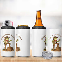 You're Darn Tootin 4 in 1 Can Cooler Tumbler Funny Cowboy Frog Sarcastic Meme