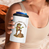 You're Darn Tootin 4 in 1 Can Cooler Tumbler Funny Cowboy Frog Sarcastic Meme