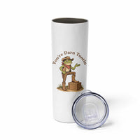 You're Darn Tootin Skinny Tumbler Funny Cowboy Frog Sarcastic Meme