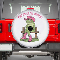 You're Darn Tootin Spare Tire Cover Funny Cowgirl Frog Sarcastic Meme