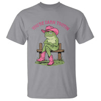 You're Darn Tootin T Shirt Funny Cowgirl Frog Sarcastic Meme