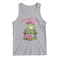 You're Darn Tootin Tank Top Funny Cowgirl Frog Sarcastic Meme