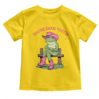 You're Darn Tootin Toddler T Shirt Funny Cowgirl Frog Sarcastic Meme