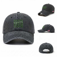 We Did Not Care Washed Cotton Baseball Cap Sarcastic Attitude