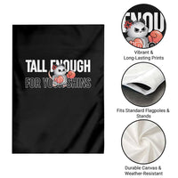 Tall Enough For Your Shins Garden Flag Funny Possum Boxing Meme