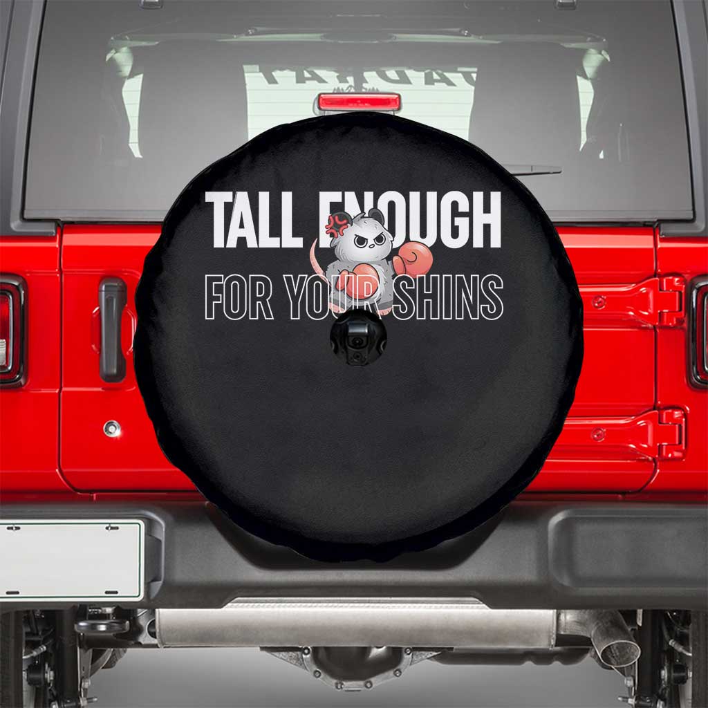 Tall Enough For Your Shins Spare Tire Cover Funny Possum Boxing Meme