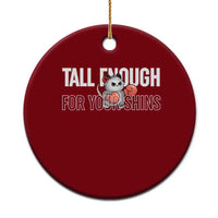 Tall Enough For Your Shins Ceramic Ornament Funny Possum Boxing Meme