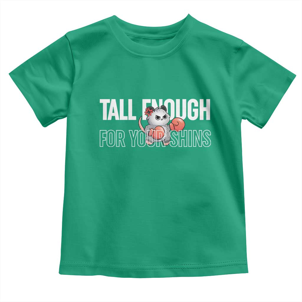 Tall Enough For Your Shins Toddler T Shirt Funny Possum Boxing Meme
