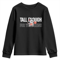 Tall Enough For Your Shins Youth Sweatshirt Funny Possum Boxing Meme