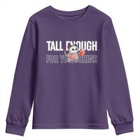 Tall Enough For Your Shins Youth Sweatshirt Funny Possum Boxing Meme