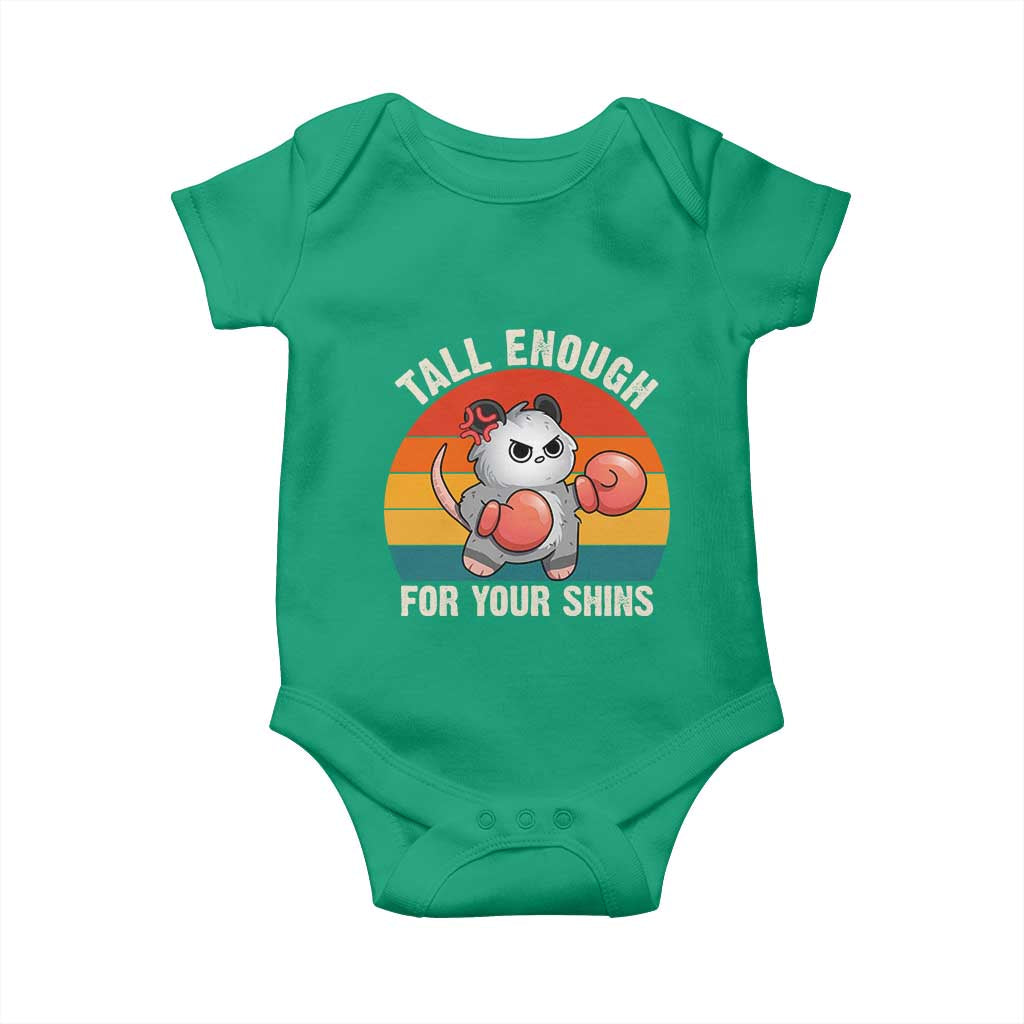 Tall Enough For Your Shins Baby Onesie Funny Possum Meme