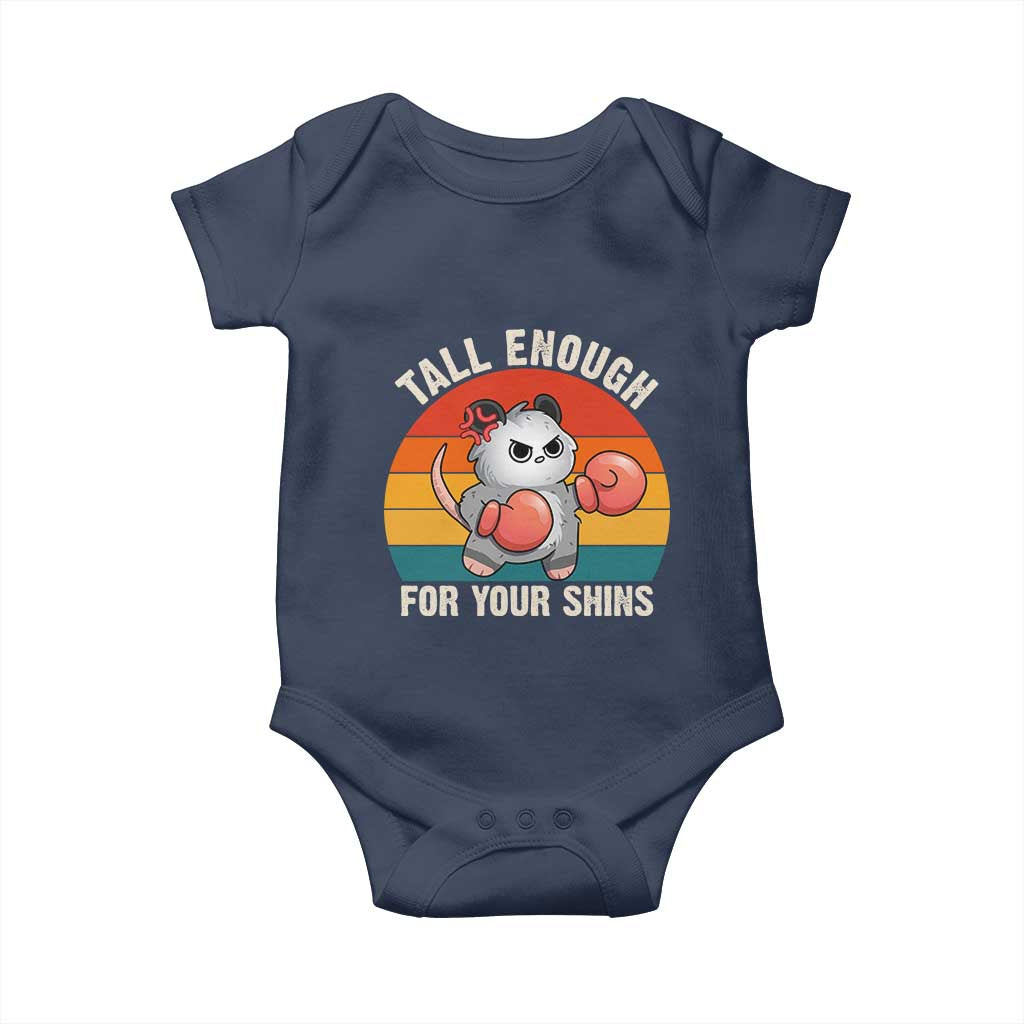 Tall Enough For Your Shins Baby Onesie Funny Possum Meme
