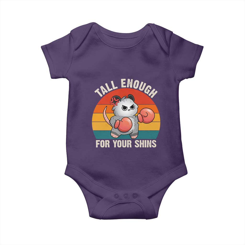 Tall Enough For Your Shins Baby Onesie Funny Possum Meme