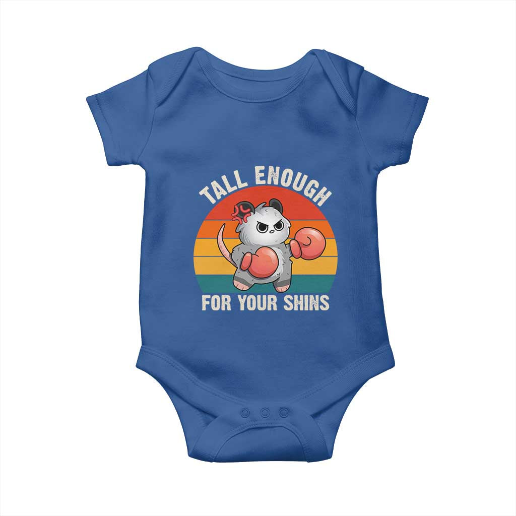 Tall Enough For Your Shins Baby Onesie Funny Possum Meme