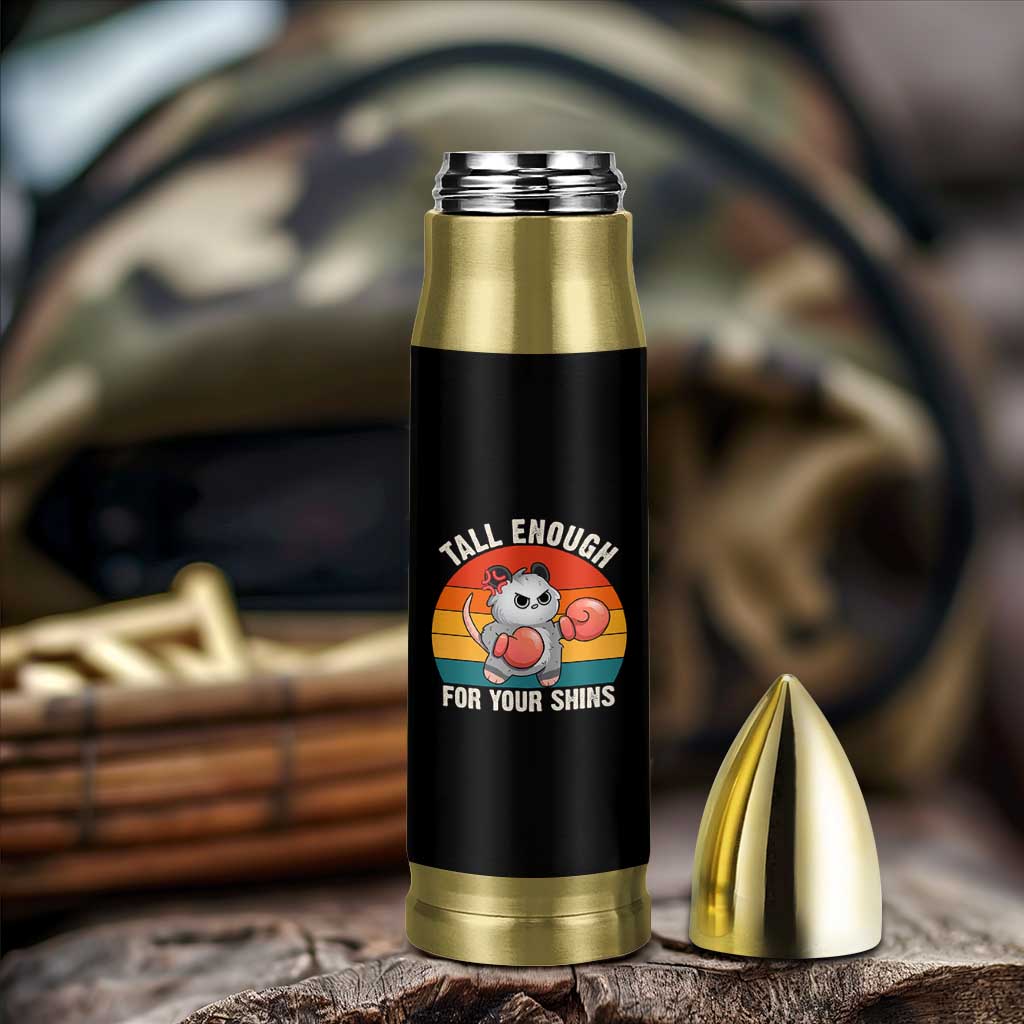 Tall Enough For Your Shins Bullet Tumbler Funny Possum Meme