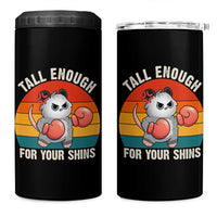Tall Enough For Your Shins 4 in 1 Can Cooler Tumbler Funny Possum Meme