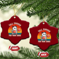 Tall Enough For Your Shins Ceramic Ornament Funny Possum Meme