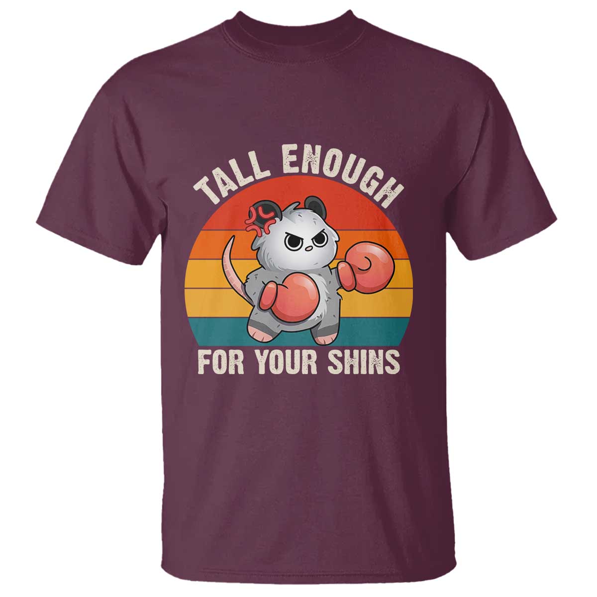Tall Enough For Your Shins T Shirt Funny Possum Meme