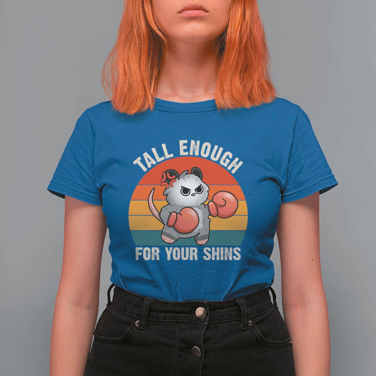 Tall Enough For Your Shins T Shirt For Women Funny Possum Meme