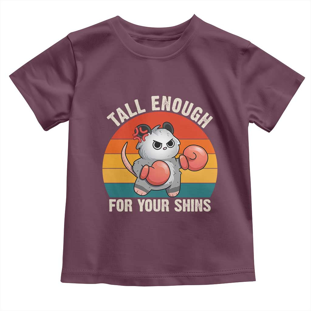 Tall Enough For Your Shins Toddler T Shirt Funny Possum Meme