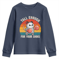 Tall Enough For Your Shins Youth Sweatshirt Funny Possum Meme