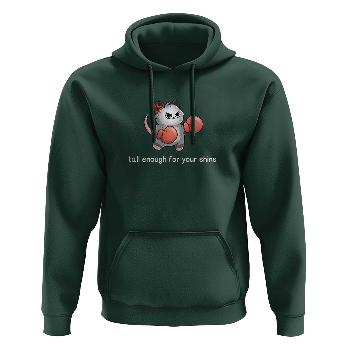 Tall Enough For Your Shins Hoodie Funny Possum Sarcastic Meme
