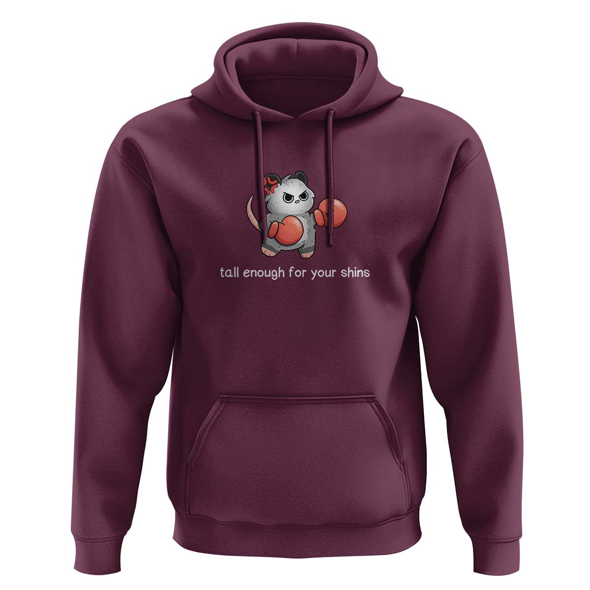 Tall Enough For Your Shins Hoodie Funny Possum Sarcastic Meme