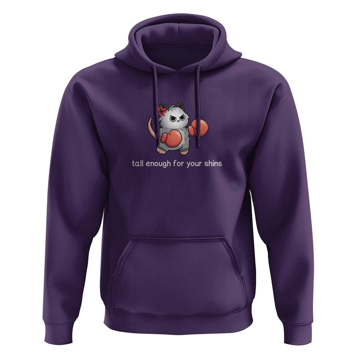 Tall Enough For Your Shins Hoodie Funny Possum Sarcastic Meme