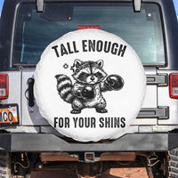 Tall Enough For Your Shins Spare Tire Cover Funny Raccoon Boxing Meme