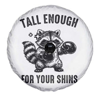 Tall Enough For Your Shins Spare Tire Cover Funny Raccoon Boxing Meme