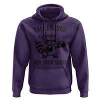 Tall Enough For Your Shins Hoodie Funny Raccoon Boxing Meme
