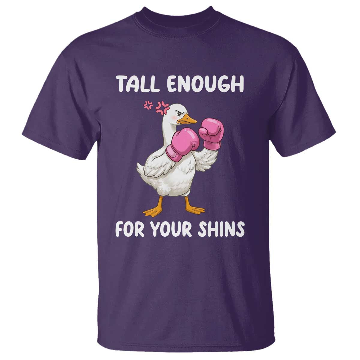 Tall Enough For Your Shins T Shirt Funny Goose Sarcastic Meme