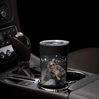 Bigfoot Drinking Iced Coffee Tumbler Cup Funny Sasquatch Streetwear