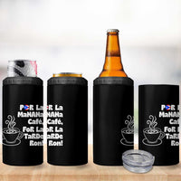 Por La Mañana Cafe 4 in 1 Can Cooler Tumbler Puerto Rican Music Lover Coffee Fan