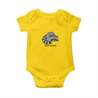 Diva Down Baby Onesie Funny Raccoon Relaxed