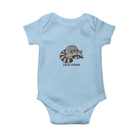 Diva Down Baby Onesie Funny Raccoon Relaxed