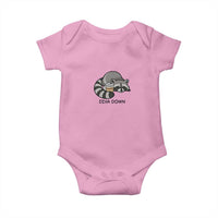 Diva Down Baby Onesie Funny Raccoon Relaxed