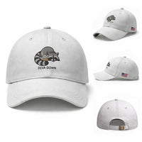 Diva Down Baseball Cap Funny Raccoon Relaxed