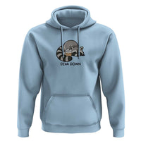 Diva Down Hoodie Funny Raccoon Relaxed