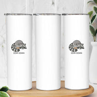 Diva Down Skinny Tumbler Funny Raccoon Relaxed