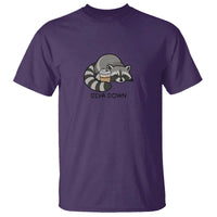 Diva Down T Shirt Funny Raccoon Relaxed