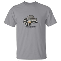 Diva Down T Shirt Funny Raccoon Relaxed