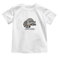 Diva Down Toddler T Shirt Funny Raccoon Relaxed