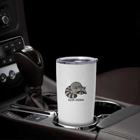 Diva Down Tumbler Cup Funny Raccoon Relaxed