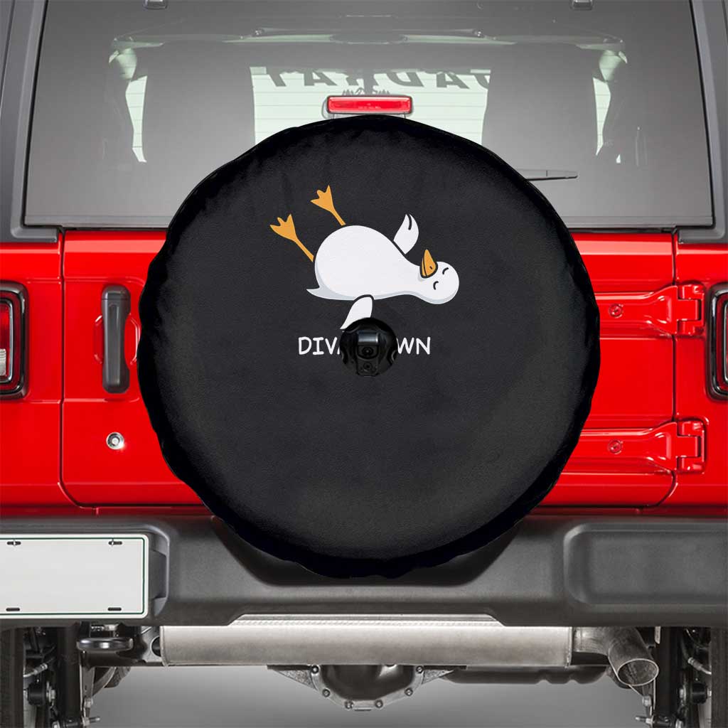 Diva Down Silly Goose Spare Tire Cover Funny Sarcastic Animal Meme
