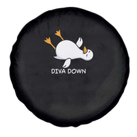 Diva Down Silly Goose Spare Tire Cover Funny Sarcastic Animal Meme