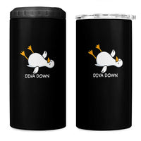 Diva Down Silly Goose 4 in 1 Can Cooler Tumbler Funny Sarcastic Animal Meme
