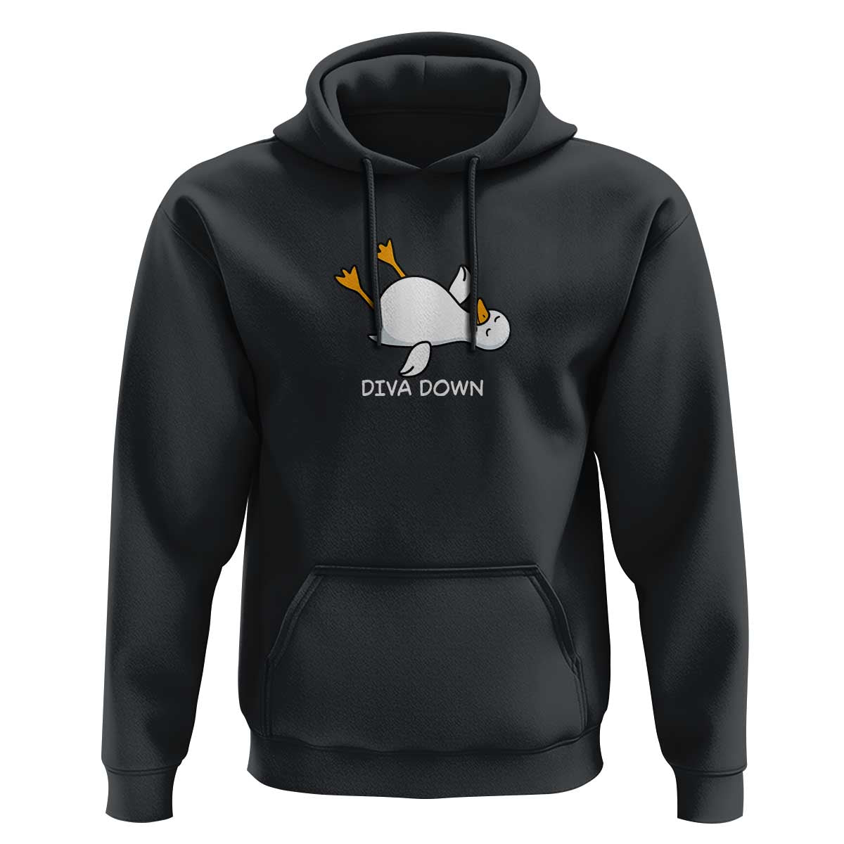Diva Down Silly Goose Hoodie Funny Sarcastic Animal Meme
